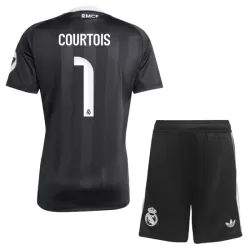 Real Madrid Courtois 1 Keeper Drakt Barn 2025-26 Svart Real Madrid Courtois 1 Keeper Drakt Barn 2025-26 Svart
