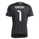 Real Madrid Courtois 1 Keeper Drakt Barn 2025-26 Svart