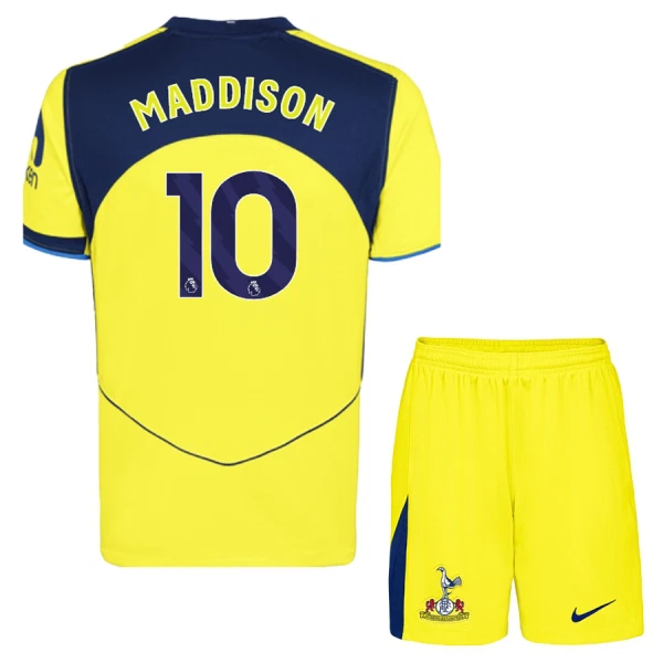 Tottenham Hotspur Maddison 10 Tredjedrakt Barn 2025-26 - med Bukse