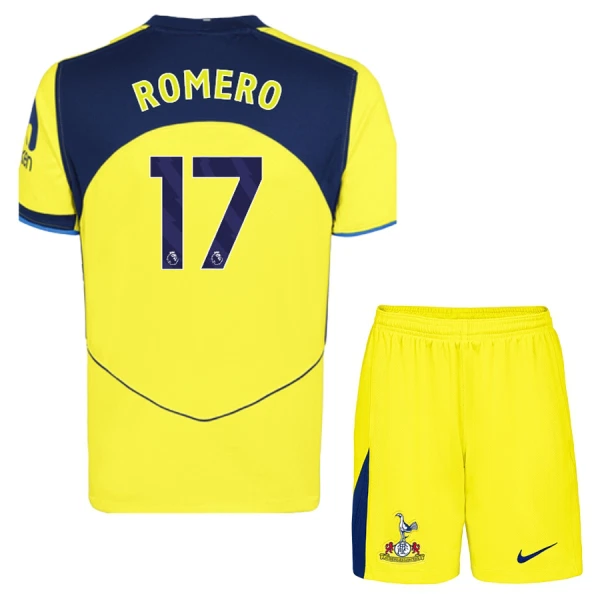 Tottenham Hotspur Romero 17 Tredjedrakt Barn 2025-26 - med Bukse