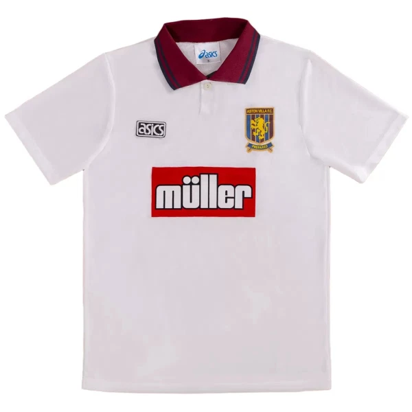 Aston Villa 1994-95 Hjemmedrakt Herre Retro Aston Villa 1994-95 Hjemmedrakt Herre Retro