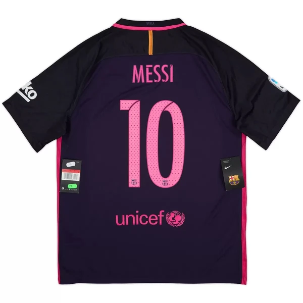 Barcelona Messi 10 2016-17 Bortedrakt Herre Retro Barcelona Messi 10 2016-17 Bortedrakt Herre Retro