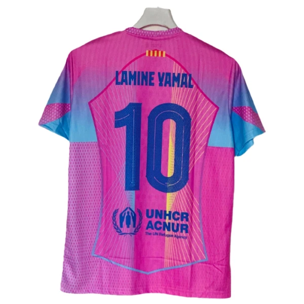 Barcelona Lamine Yamal 10 Drakt Herre 2025-26 Spesiell Rød Barcelona Lamine Yamal 10 Drakt Herre 2025-26 Spesiell Rød
