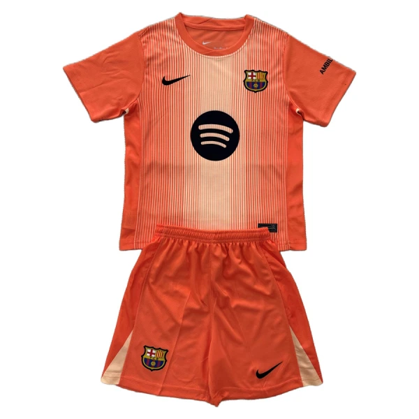 FC Barcelona Keeper Drakt Barn 2025-26 Oransje FC Barcelona Keeper Drakt Barn 2025-26 Oransje