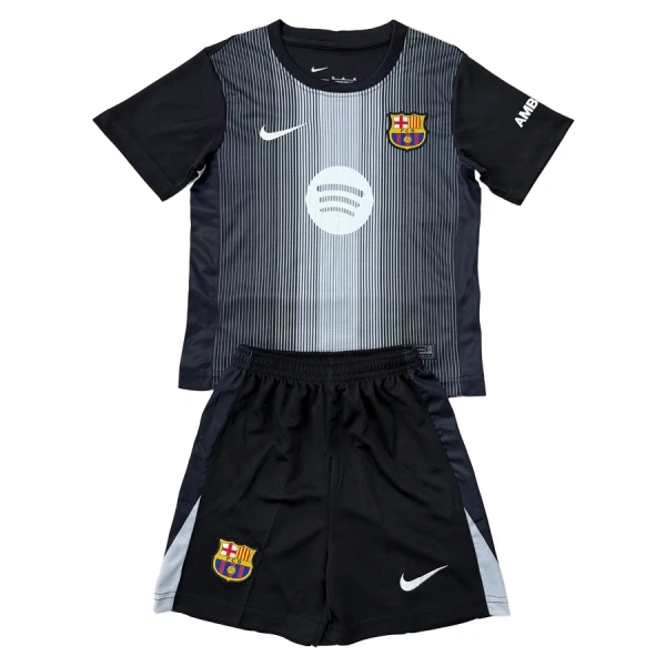 FC Barcelona Keeper Drakt Barn 2025-26 Svart FC Barcelona Keeper Drakt Barn 2025-26 Svart