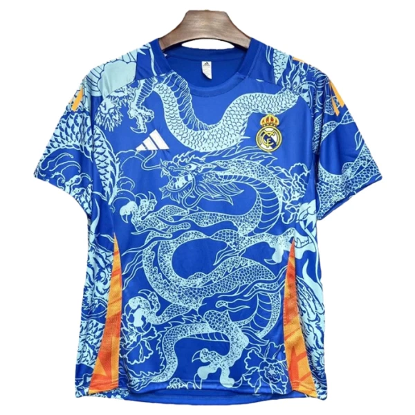 Real Madrid Drakt Herre 2025-26 Dragon Spesiell Blå Real Madrid Drakt Herre 2025-26 Dragon Spesiell Blå