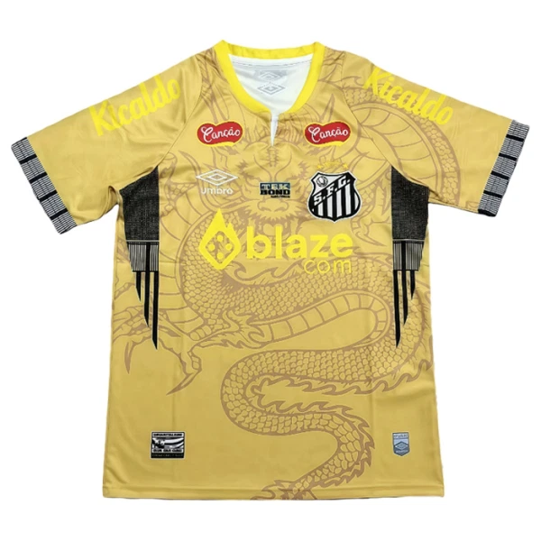 Santos FC Drakt Herre 2025-26 Dragon Gul Santos FC Drakt Herre 2025-26 Dragon Gul
