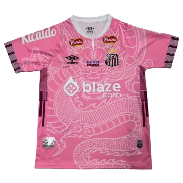 Santos FC Drakt Herre 2025-26 Dragon Rosa Santos FC Drakt Herre 2025-26 Dragon Rosa