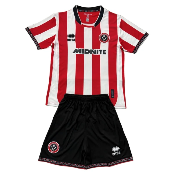 Sheffield United Hjemmedrakt Barn 2025-26 - med Bukse Sheffield United Hjemmedrakt Barn 2025-26 - med Bukse