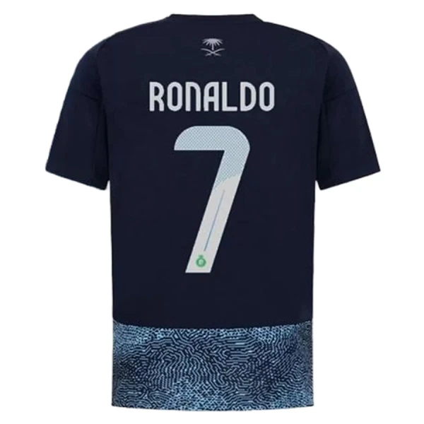 Al Nassr Ronaldo 7 Bortedrakt Barn 2025-26 - med Bukse