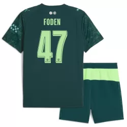 Manchester City Foden 47 Fjerdedrakt Barn 2025-26 EA Sport - med Bukse Manchester City Foden 47 Fjerdedrakt Barn 2025-26 EA Sport - med Bukse