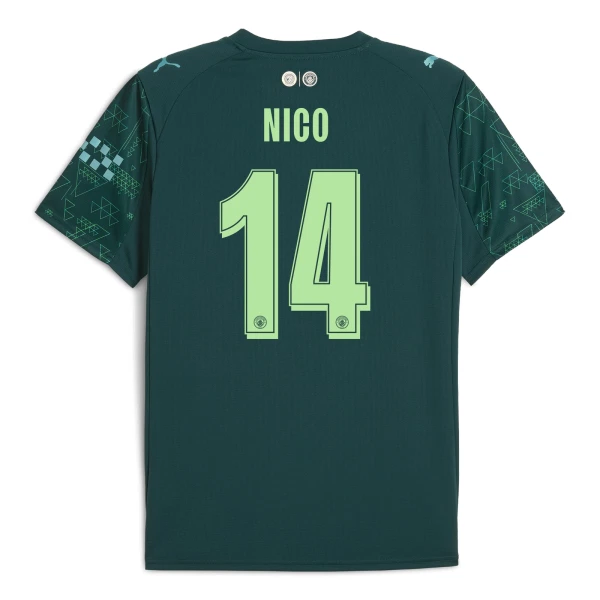 Manchester City Nico 14 Fjerdedrakt Herre 2025-26 EA Sport Manchester City Nico 14 Fjerdedrakt Herre 2025-26 EA Sport