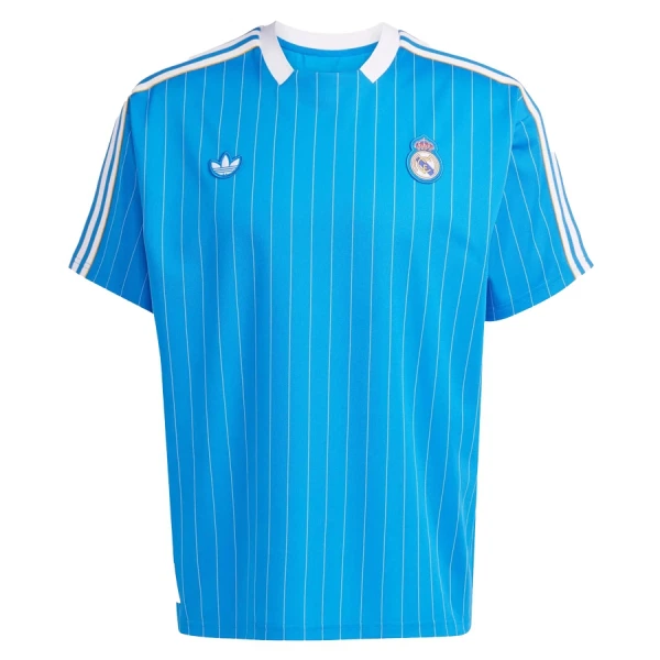 Real Madrid Terrace Icons Drakt Herre 2025-26 Blå Real Madrid Terrace Icons Drakt Herre 2025-26 Blå