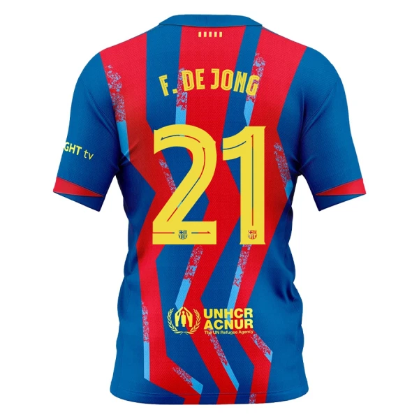 FC Barcelona Frenkie de Jong 21 Fjerdedrakt Herre 2025-26