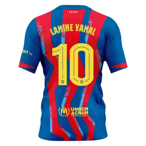 FC Barcelona Lamine Yamal 10 Fjerdedrakt Herre 2025-26