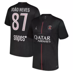 Paris Saint-Germain Joao Neves 87 Fjerdedrakt Herre 2025-26 Jordan