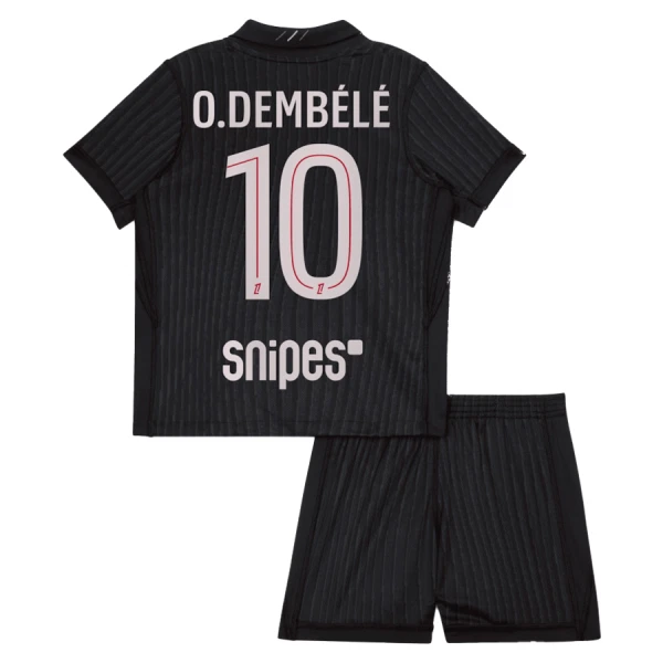Paris Saint-Germain O. Dembele 10 Fjerdedrakt Barn 2025-26 Jordan - med Bukse