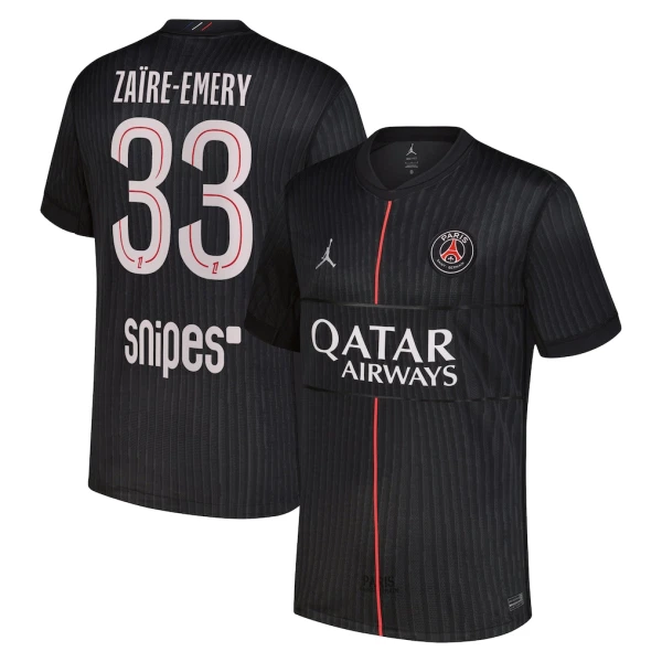 Paris Saint-Germain Zaire-Emery 33 Fjerdedrakt Herre 2025-26 Jordan