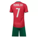 Portugal Ronaldo 7 Hjemmedrakt Barn VM 2026 - med Bukse