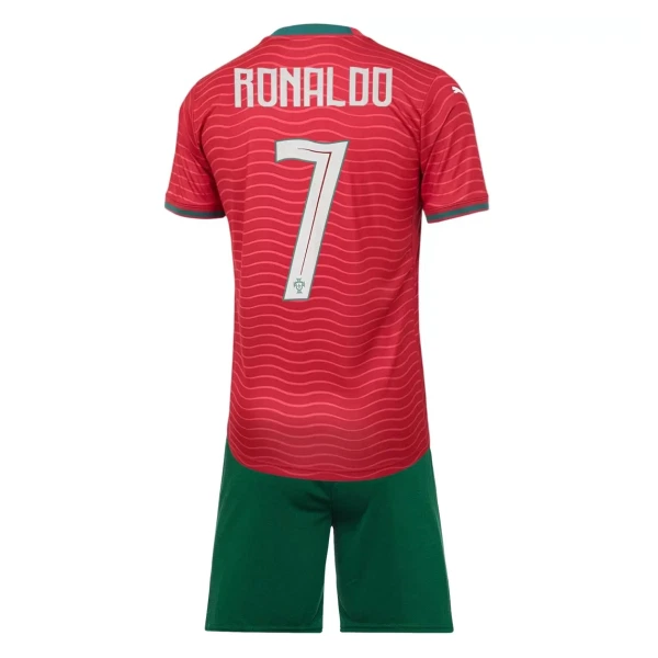 Portugal Ronaldo 7 Hjemmedrakt Barn VM 2026 - med Bukse