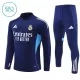 Real Madrid Kvart-Zip Trenings Collegegenser Barn 2025-26 Navy