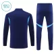 Real Madrid Kvart-Zip Trenings Collegegenser Barn 2025-26 Navy