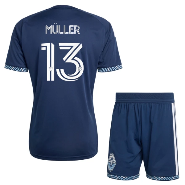 Vancouver Whitecaps Müller 13 Bortedrakt Barn 2026 - med Bukse