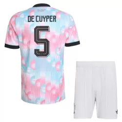 Belgia De Cuyper 5 Bortedrakt Barn VM 2026 - med Bukse