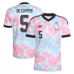 Belgia De Cuyper 5 Bortedrakt Herre VM 2026