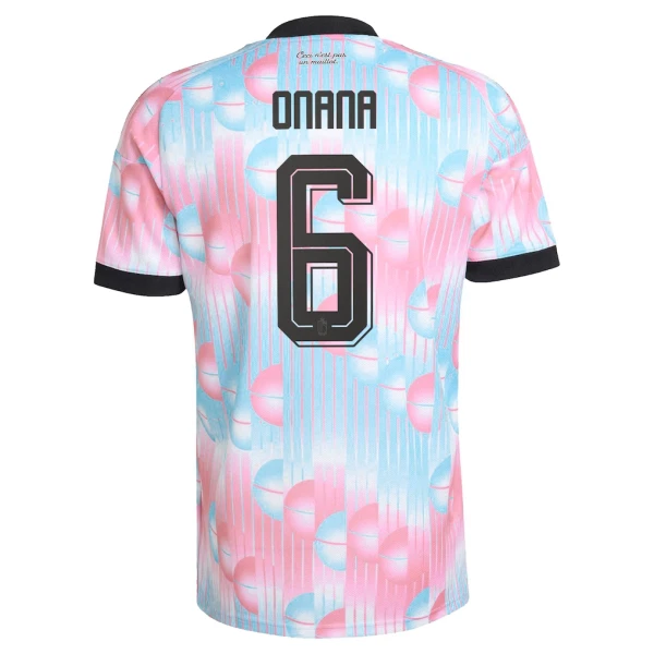 Belgia Onana 6 Bortedrakt Herre VM 2026