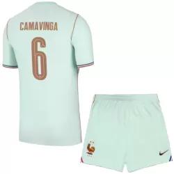 Frankrike Camavinga 6 Bortedrakt Barn VM 2026 - med Bukse