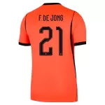 Nederland Frenkie de Jong 21 Hjemmedrakt Herre VM 2026