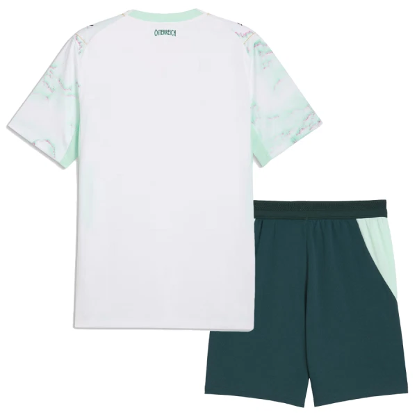 Østerrike Bortedrakt Barn VM 2026 - med Bukse