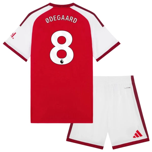 Arsenal Ødegaard 8 Hjemmedrakt Barn 2026-27 - med Bukse Arsenal Ødegaard 8 Hjemmedrakt Barn 2026-27 - med Bukse