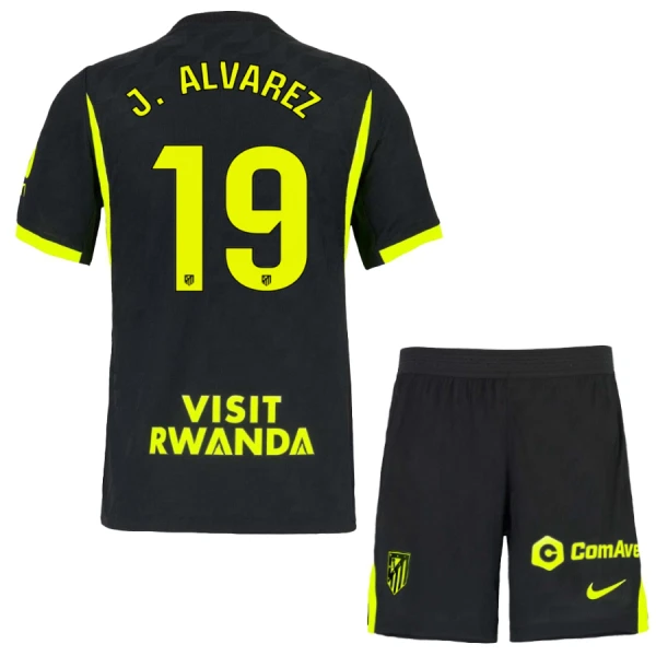 Atlético Madrid J. Alvarez 19 Bortedrakt Barn 2026-27 - med Bukse Atlético Madrid J. Alvarez 19 Bortedrakt Barn 2026-27 - med Bukse