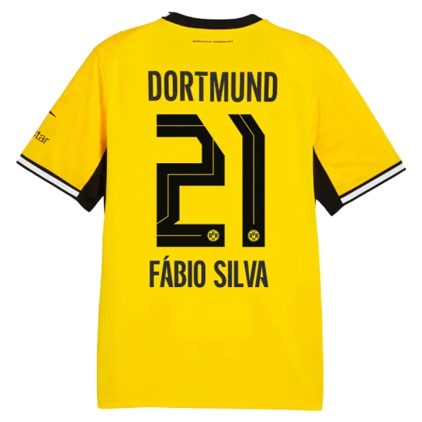 Borussia Dortmund Fabio Silva 21 Hjemmedrakt Herre 2026-27 Borussia Dortmund Fabio Silva 21 Hjemmedrakt Herre 2026-27