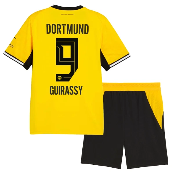 Borussia Dortmund Guirassy 9 Hjemmedrakt Barn 2026-27 - med Bukse Borussia Dortmund Guirassy 9 Hjemmedrakt Barn 2026-27 - med Bukse