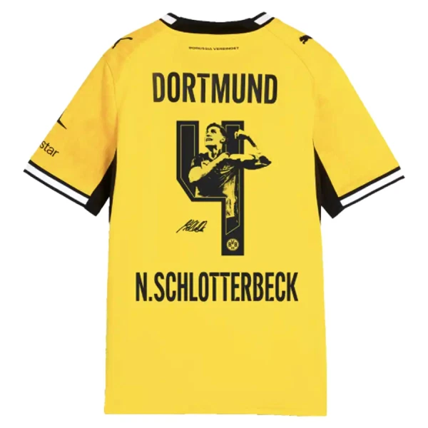Borussia Dortmund N. Schlotterbeck 4 Hjemmedrakt Herre 2026-27 Spesiell Borussia Dortmund N. Schlotterbeck 4 Hjemmedrakt Herre 2026-27 Spesiell