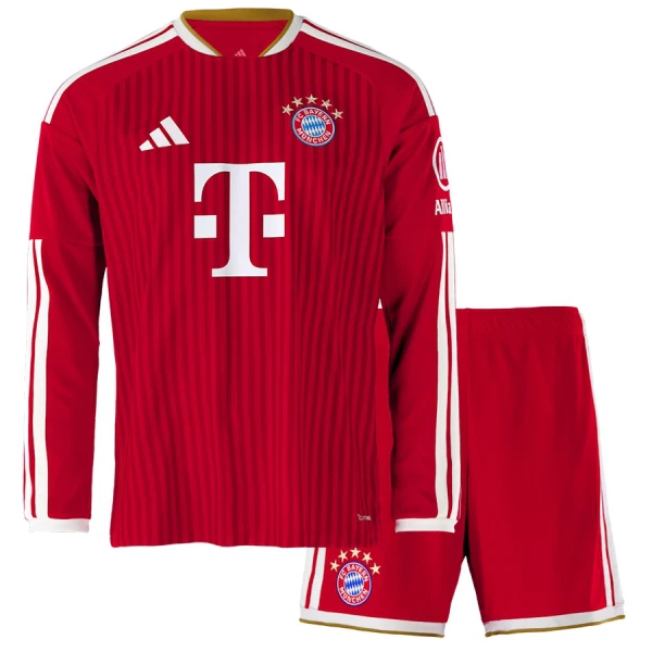 FC Bayern München Hjemmedrakt Barn 2026-27 Langermet - med Bukse FC Bayern München Hjemmedrakt Barn 2026-27 Langermet - med Bukse