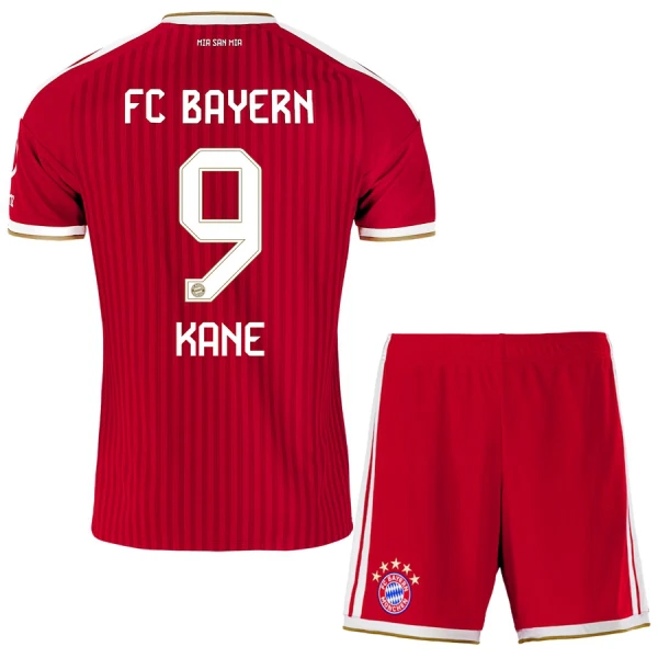 FC Bayern München Kane 9 Hjemmedrakt Barn 2026-27 - med Bukse FC Bayern München Kane 9 Hjemmedrakt Barn 2026-27 - med Bukse