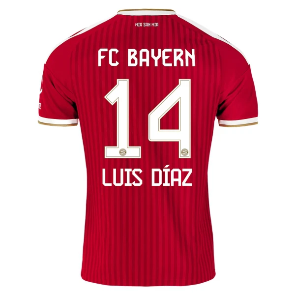 FC Bayern München Luis Díaz 14 Hjemmedrakt Herre 2026-27 FC Bayern München Luis Díaz 14 Hjemmedrakt Herre 2026-27