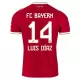 FC Bayern München Luis Díaz 14 Hjemmedrakt Herre 2026-27 FC Bayern München Luis Díaz 14 Hjemmedrakt Herre 2026-27