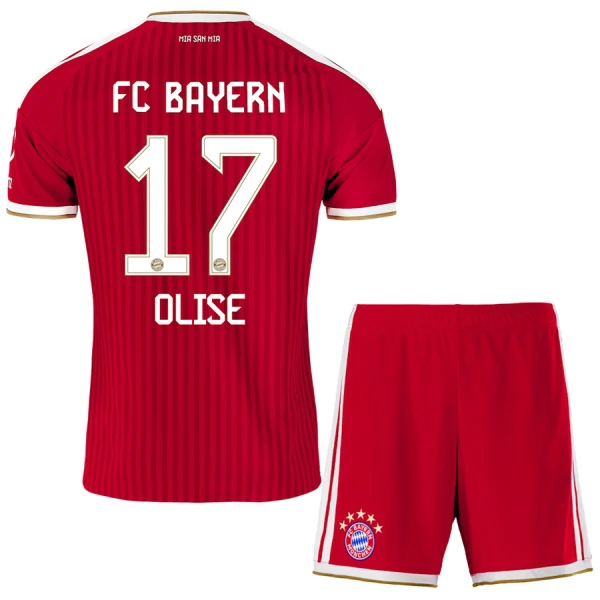 FC Bayern München Olise 17 Hjemmedrakt Barn 2026-27 - med Bukse FC Bayern München Olise 17 Hjemmedrakt Barn 2026-27 - med Bukse