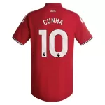 Manchester United Cunha 10 Hjemmedrakt Herre 2026-27