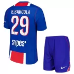 Paris Saint-Germain Bradley Barcola 29 Hjemmedrakt Barn 2026-27 - med Bukse