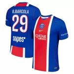 Paris Saint-Germain Bradley Barcola 29 Hjemmedrakt Herre 2026-27