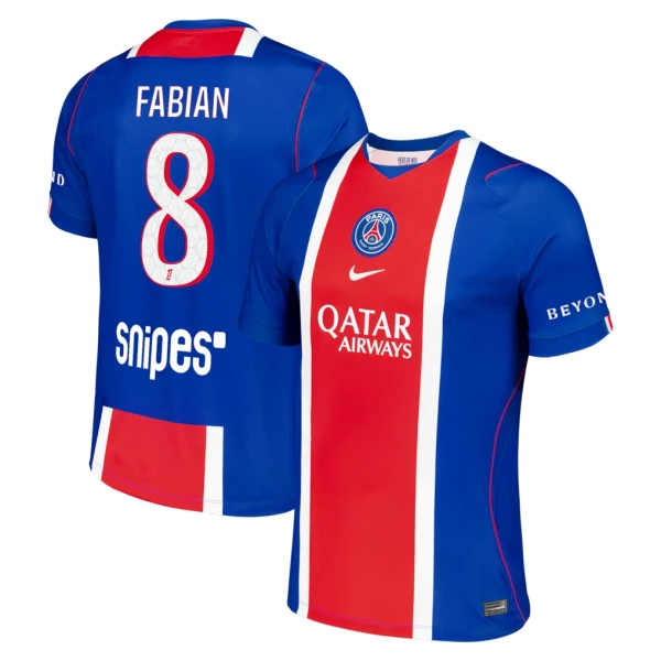 Paris Saint-Germain Fabian 8 Hjemmedrakt Herre 2026-27 Paris Saint-Germain Fabian 8 Hjemmedrakt Herre 2026-27