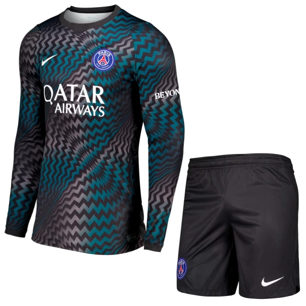 Paris Saint-Germain Keeper Hjemmedrakt Barn 2026-27 Langermet - med Bukse Paris Saint-Germain Keeper Hjemmedrakt Barn 2026-27 Langermet - med Bukse