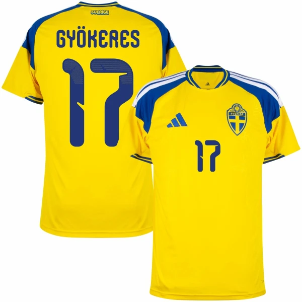 Sverige Gyokeres 17 Hjemmedrakt Herre VM 2026