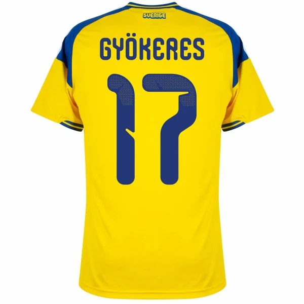 Sverige Gyokeres 17 Hjemmedrakt Herre VM 2026